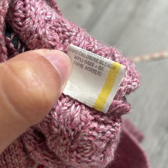Vintage Wrangler Knitted Pink Button Down Vest Size S - Picture 10 of 10
